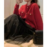 ゴールドボタンニットカーディガン 韓国風 | SUNSHINE CLOSET | 詳細画像15