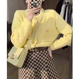 ゴールドボタンニットカーディガン 韓国風 | SUNSHINE CLOSET | 詳細画像6