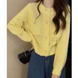 ゴールドボタンニットカーディガン 韓国風 | SUNSHINE CLOSET | 詳細画像9