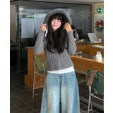 フード付きケーブル編みニットカーディガン | SUNSHINE CLOSET | 詳細画像4