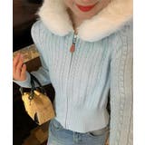 フード付きケーブル編みニットカーディガン | SUNSHINE CLOSET | 詳細画像6