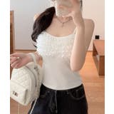 レディース大人可愛いキャミインナー 美胸ブラトップ快適 韓国風薄手インナーブラ一… | SUNSHINE CLOSET | 詳細画像3