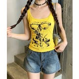 レース地雷系夏服 ヴィンテージ風トップスノースリーブ ショート丈リブタンク | SUNSHINE CLOSET | 詳細画像1