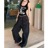 レース地雷系夏服 ヴィンテージ風トップスノースリーブ ショート丈リブタンク | SUNSHINE CLOSET | 詳細画像20