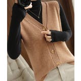 Vネックニットベストレディースニットジレ | SUNSHINE CLOSET | 詳細画像10