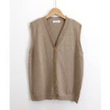 Vネックニットベストレディースニットジレ | SUNSHINE CLOSET | 詳細画像17