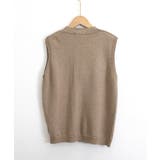 Vネックニットベストレディースニットジレ | SUNSHINE CLOSET | 詳細画像18