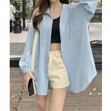 楊柳シャツ薄手 UV対策ロングパーカー レディースおしゃれ羽織り春夏 | SUNSHINE CLOSET | 詳細画像15 