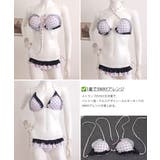 レディースセパレート水着2点セット 水玉柄バンドゥビキニ サイドリボンパンツ | SUNSHINE CLOSET | 詳細画像23 