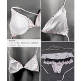 レディースセパレート水着2点セット 水玉柄バンドゥビキニ サイドリボンパンツ | SUNSHINE CLOSET | 詳細画像32 