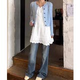 ミニワンピースレディース 刺しゅうレース Aラインワンピース | SUNSHINE CLOSET | 詳細画像13