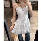 ミニワンピースレディース 刺しゅうレース Aラインワンピース | SUNSHINE CLOSET | 詳細画像2