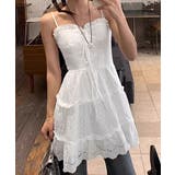 ミニワンピースレディース 刺しゅうレース Aラインワンピース | SUNSHINE CLOSET | 詳細画像5