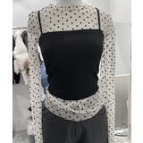 レディース ポルカドットチュールブラウス大人可愛い重ね着 薄手レイヤードインナー… | SUNSHINE CLOSET | 詳細画像15 