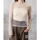 レディース ポルカドットチュールブラウス大人可愛い重ね着 薄手レイヤードインナー… | SUNSHINE CLOSET | 詳細画像16 