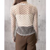 レディース ポルカドットチュールブラウス大人可愛い重ね着 薄手レイヤードインナー… | SUNSHINE CLOSET | 詳細画像19 