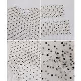 レディース ポルカドットチュールブラウス大人可愛い重ね着 薄手レイヤードインナー… | SUNSHINE CLOSET | 詳細画像24 