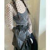 レディース ポルカドットチュールブラウス大人可愛い重ね着 薄手レイヤードインナー… | SUNSHINE CLOSET | 詳細画像4 