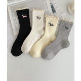 フリルソックス 犬柄 コットン靴下可愛い | SUNSHINE CLOSET | 詳細画像15 