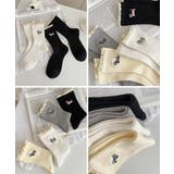 フリルソックス 犬柄 コットン靴下可愛い | SUNSHINE CLOSET | 詳細画像16 