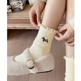 フリルソックス 犬柄 コットン靴下可愛い | SUNSHINE CLOSET | 詳細画像6 