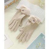 タッチパネル対応ファー付き手袋スエード調 | SUNSHINE CLOSET | 詳細画像5 