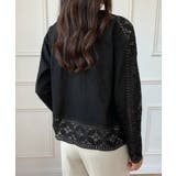 レディースレーストップス 透け感袖カットソーきれいめ 体型カバー | SUNSHINE CLOSET | 詳細画像14 