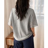 レディースレーストップス 透け感袖カットソーきれいめ 体型カバー | SUNSHINE CLOSET | 詳細画像17 