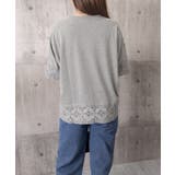 レディースレーストップス 透け感袖カットソーきれいめ 体型カバー | SUNSHINE CLOSET | 詳細画像28 