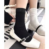 プリーツフリルソックス ミドル丈無地靴下 | SUNSHINE CLOSET | 詳細画像8 