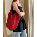 大きめナチュラルバッグ 透かし編みニット鞄 A4収納可 | SUNSHINE CLOSET | 詳細画像10 