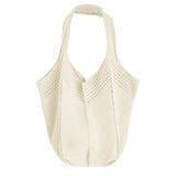 大きめナチュラルバッグ 透かし編みニット鞄 A4収納可 | SUNSHINE CLOSET | 詳細画像24 