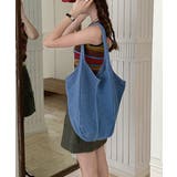 大きめナチュラルバッグ 透かし編みニット鞄 A4収納可 | SUNSHINE CLOSET | 詳細画像3 