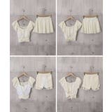 ドローストリングトップスフリル袖 チラ見え防止インナーパンツ付きフレアスカート … | SUNSHINE CLOSET | 詳細画像15 