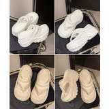 韓国風EVA ボリュームソールサンダル疲れにくい クッションソールスリッパ | SUNSHINE CLOSET | 詳細画像18