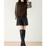 チェック柄ドッキングニットレディース秋服 | SUNSHINE CLOSET | 詳細画像12 