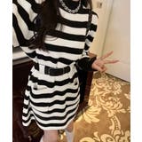 ベルト付きニットワンピースウエストマーク | SUNSHINE CLOSET | 詳細画像15