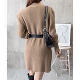 ベルト付きニットワンピースウエストマーク | SUNSHINE CLOSET | 詳細画像23