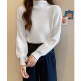 韓国風リブニットトップスハイネックニット | SUNSHINE CLOSET | 詳細画像11