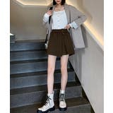 プリーツキュロットパンツ ウール風 秋冬 | SUNSHINE CLOSET | 詳細画像12 