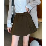 プリーツキュロットパンツ ウール風 秋冬 | SUNSHINE CLOSET | 詳細画像2 