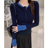 配色ヘンリーシャツハーフボタンカットソー | SUNSHINE CLOSET | 詳細画像19