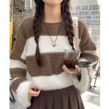 ワイドボーター シャギーニットレディース | SUNSHINE CLOSET | 詳細画像1