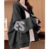 韓国風フード付きジップパーカーレディース | SUNSHINE CLOSET | 詳細画像1