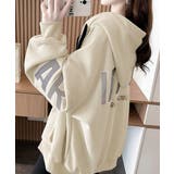 韓国風フード付きジップパーカーレディース | SUNSHINE CLOSET | 詳細画像10