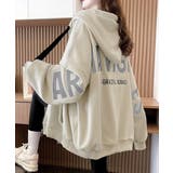 韓国風フード付きジップパーカーレディース | SUNSHINE CLOSET | 詳細画像11