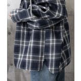 チェック柄フーデッドシャツレディース秋冬 | SUNSHINE CLOSET | 詳細画像20