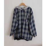 チェック柄フーデッドシャツレディース秋冬 | SUNSHINE CLOSET | 詳細画像23
