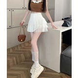 レディース ハイウエストチュールスカート レイヤード風 | SUNSHINE CLOSET | 詳細画像15