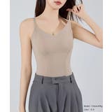 スリムフィットキャミトップ 背中見せインナートップス 大人可愛い | SUNSHINE CLOSET | 詳細画像5 